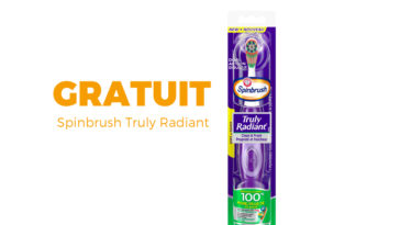 Echantillon gratuit Spinbrush truly radiant